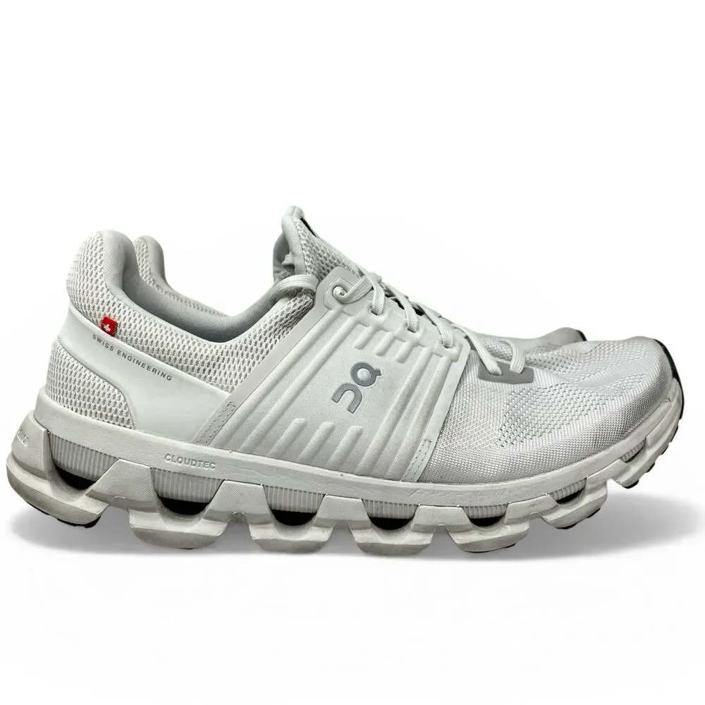 On Cloud Sneakers Mens 9.5 White Cloudswift 3 AD Ice Black‎ Running 3MD10241926
